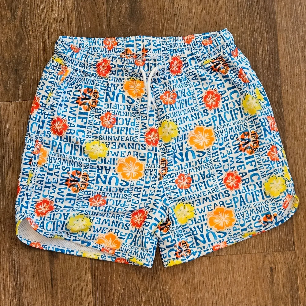 PacSun Kids Size XL 12 Swim Trunks Shorts Pacific Sunwear DAMAGED
